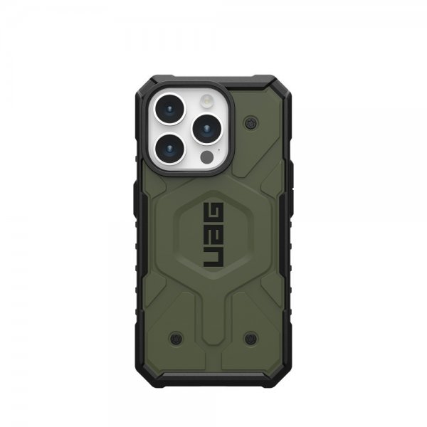 Urban Armor Gear (UAG) iPhone 15 Pro Cover Pathfinder MagSafe Olive Drab