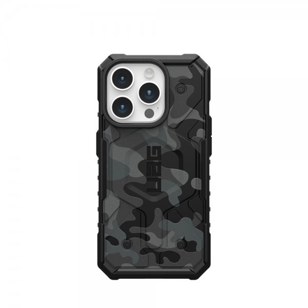 Urban Armor Gear (UAG) iPhone 15 Pro Cover Pathfinder SE MagSafe Midnight Camo