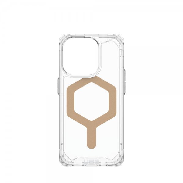 Urban Armor Gear (UAG) iPhone 15 Pro Cover Plyo MagSafe Ice Guld