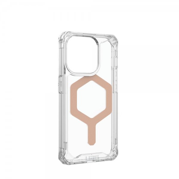 Urban Armor Gear (UAG) iPhone 15 Pro Cover Plyo MagSafe Ice Rose Gold