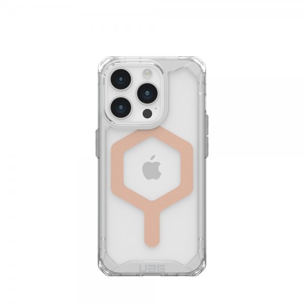 Urban Armor Gear (UAG) iPhone 15 Pro Cover Plyo MagSafe Ice Rose Gold