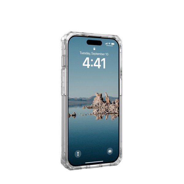 Urban Armor Gear (UAG) iPhone 15 Pro Cover Plyo MagSafe Ice Silver