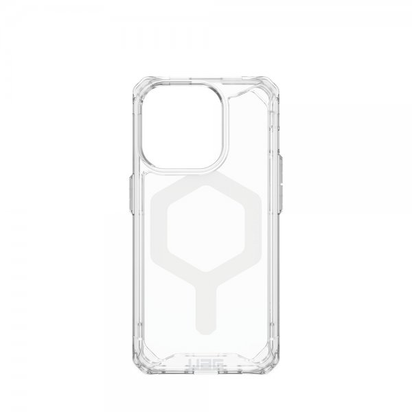 Urban Armor Gear (UAG) iPhone 15 Pro Cover Plyo MagSafe Ice Hvid