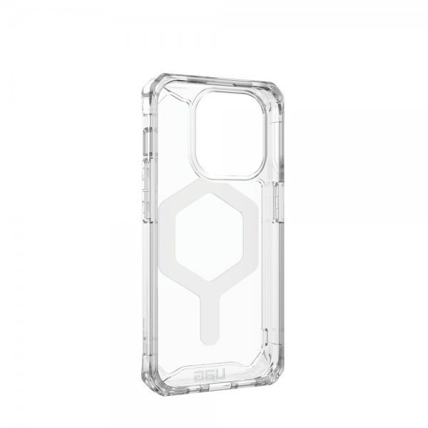 Urban Armor Gear (UAG) iPhone 15 Pro Cover Plyo MagSafe Ice Hvid