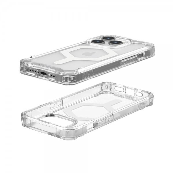 Urban Armor Gear (UAG) iPhone 15 Pro Cover Plyo MagSafe Ice Hvid
