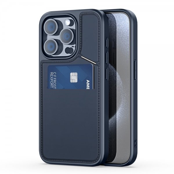 Dux Ducis iPhone 15 Pro Cover Rafi II Series MagSafe Blå