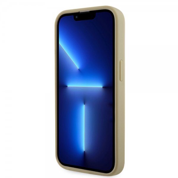 Guess iPhone 15 Pro Cover Rhinestone Guld