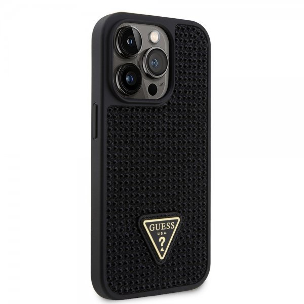 Guess iPhone 15 Pro Cover Rhinestone Sort