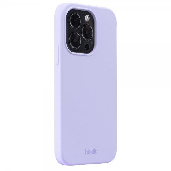 Holdit iPhone 15 Pro Cover Silikone Lavender