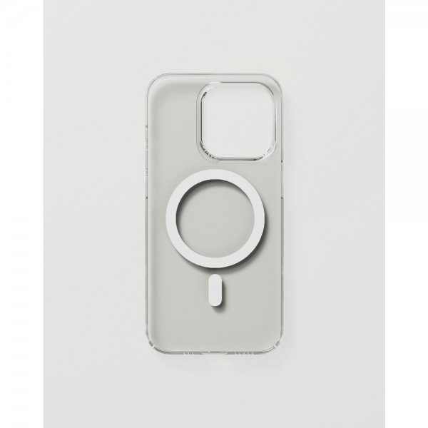 Nudient iPhone 15 Pro Cover Tyndt Etui MagSafe Transparent