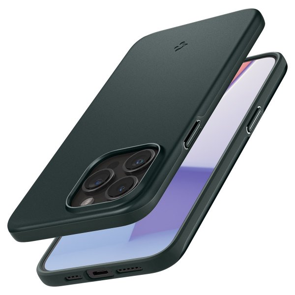Spigen iPhone 15 Pro Cover Thin Fit Abyss Green