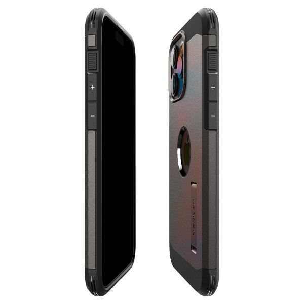 Spigen iPhone 15 Pro Cover Tough Armor MagFit Gunmetal