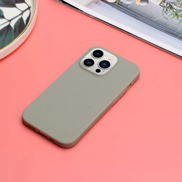 iPhone 15 Pro Cover TPU Grå