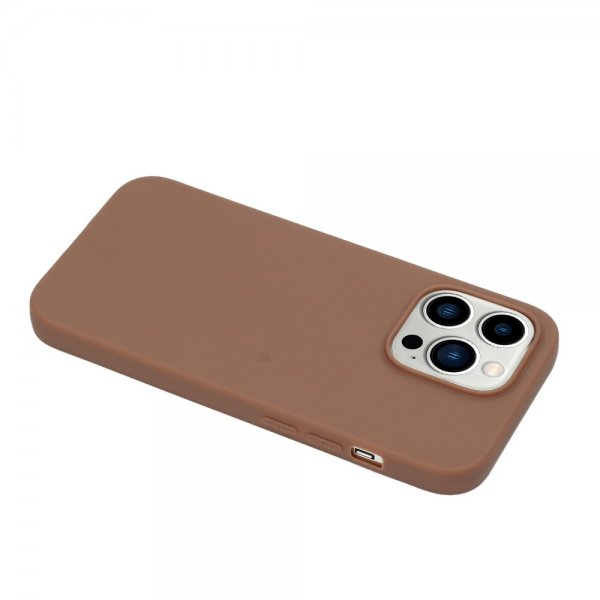 iPhone 15 Pro Cover TPU Kaffe