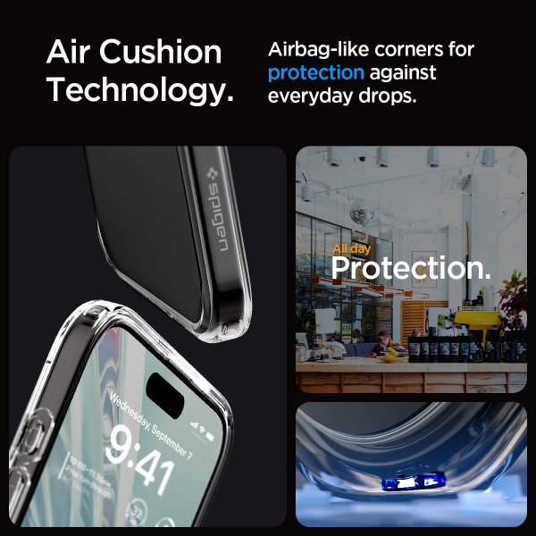 Spigen iPhone 15 Pro Cover Ultra Hybrid Frost Clear