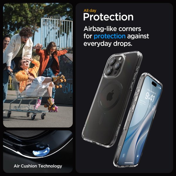 Spigen iPhone 15 Pro Cover Ultra Hybrid MagFit Carbon Fiber