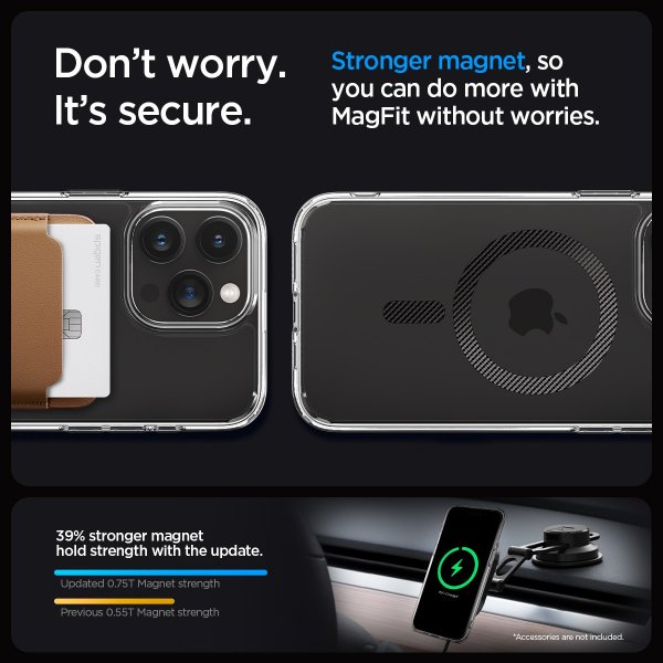 Spigen iPhone 15 Pro Cover Ultra Hybrid MagFit Carbon Fiber