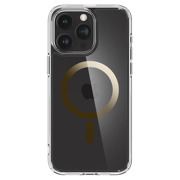 Spigen iPhone 15 Pro Cover Ultra Hybrid MagFit Guld