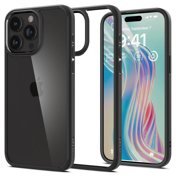 Spigen iPhone 15 Pro Cover Ultra Hybrid Mat Matsort