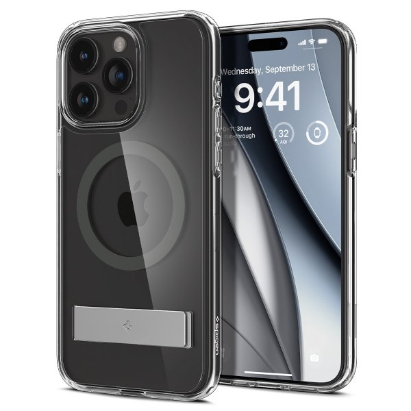 Spigen iPhone 15 Pro Cover Ultra Hybrid S MagFit Graphite