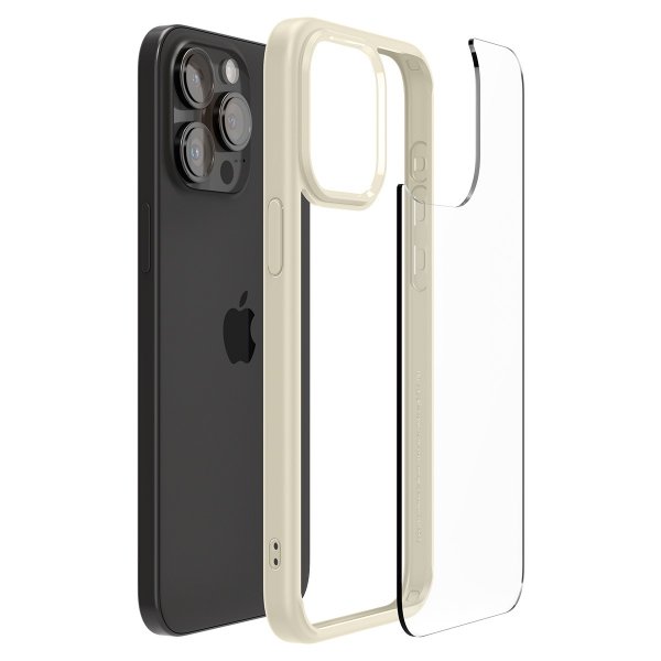 Spigen iPhone 15 Pro Cover Ultra Hybrid Mute Beige