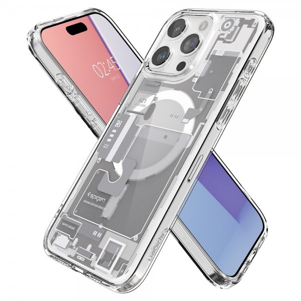 Spigen iPhone 15 Pro Cover Ultra Hybrid Zero One MagFit Hvid