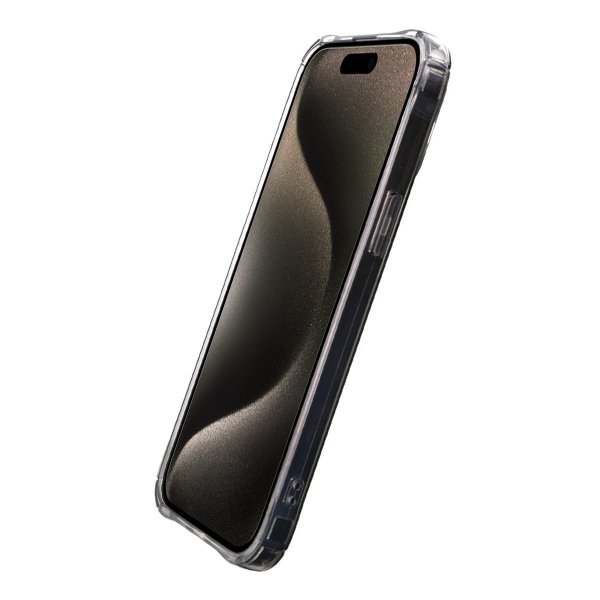 iPhone 15 Pro Cover Kortholder Stødsikkert Sort