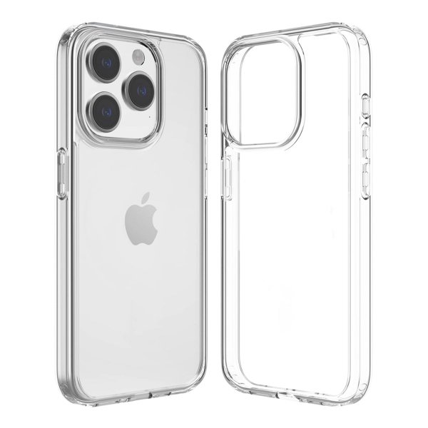 Rvelon iPhone 15 Pro Cover Stødsikkert Gennemsigtigt
