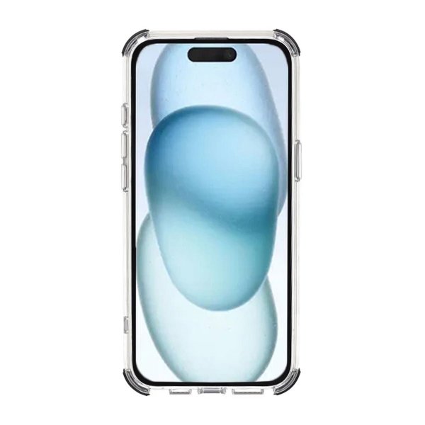 Rvelon iPhone 15 Cover Forstærkede Hjørner Blå