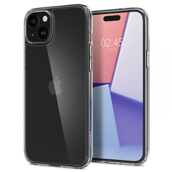 Spigen iPhone 15 Cover Air Skin Hybrid Crystal Clear