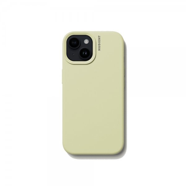Nudient iPhone 15 Cover Base Case Pale Yellow