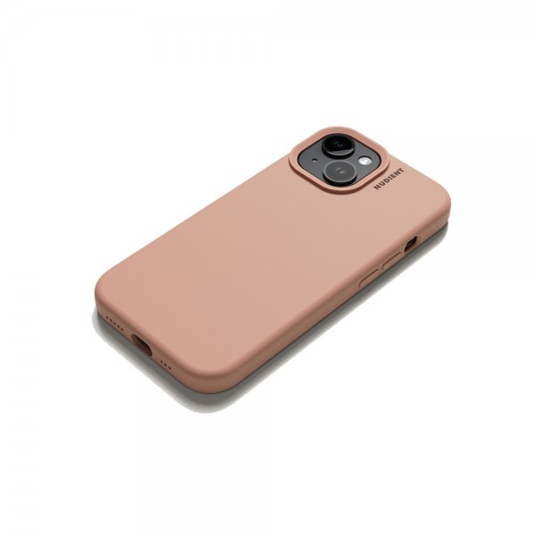 Nudient iPhone 15 Cover Base Case Peach Orange