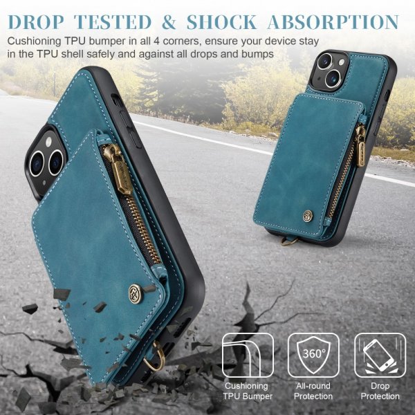 CaseMe iPhone 15 Cover C20 Series Petroleum