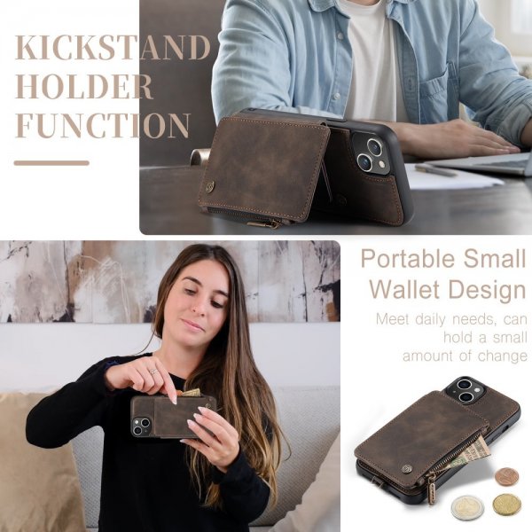 CaseMe iPhone 15 Cover C20 Series Kaffe