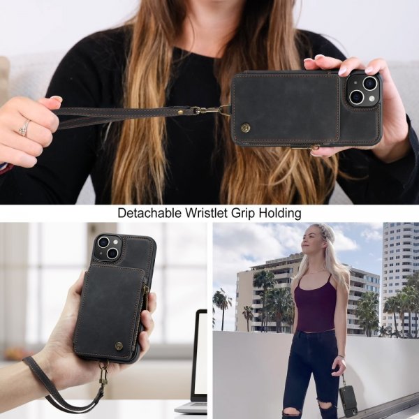 CaseMe iPhone 15 Cover C20 Serie Sort