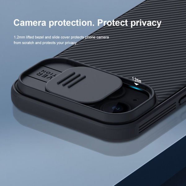 Nillkin iPhone 15 Cover CamShield Pro Sort