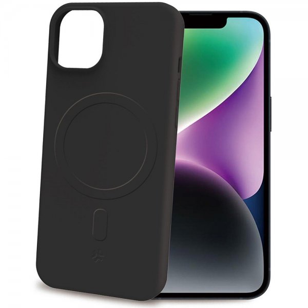 Celly iPhone 15 Cover CROMOMAG Sort
