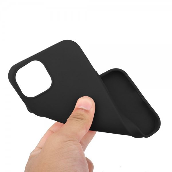 Nordic Covers iPhone 15 Cover Feather Series Raven Black