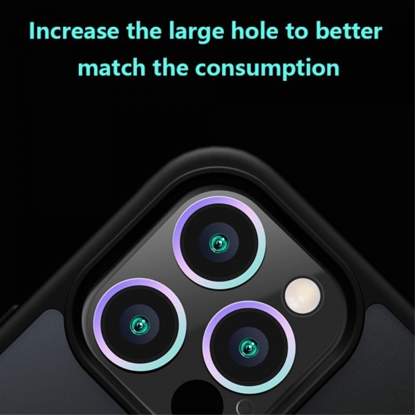X-Level iPhone 15 Cover Frostet Bagside Blå