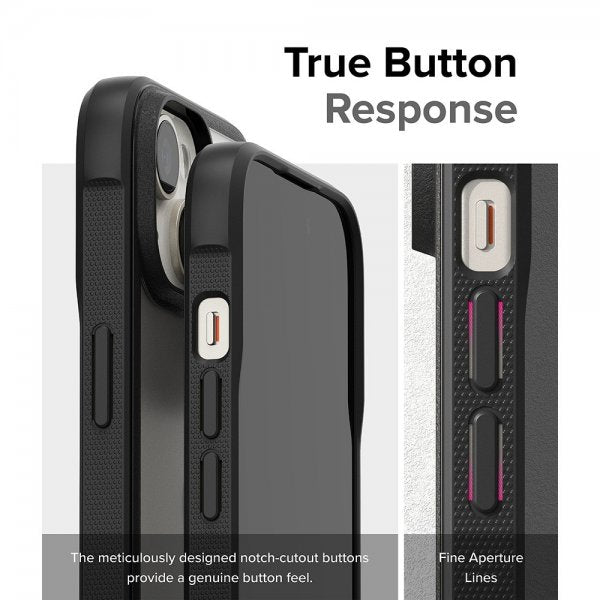 Ringke iPhone 15 Cover Fusion Bold Mat Sort