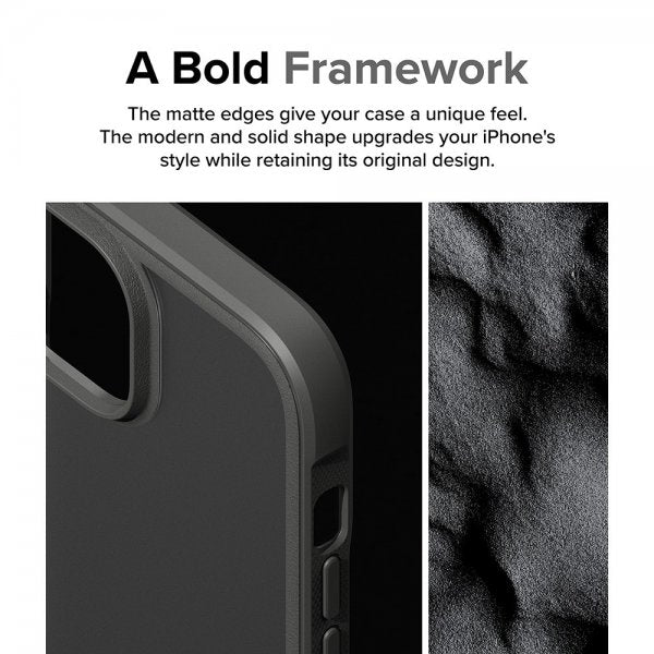Ringke iPhone 15 Cover Fusion Bold Matgrå