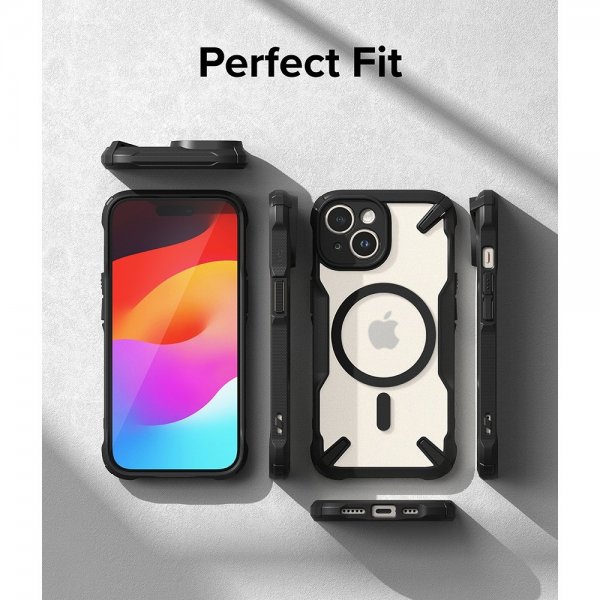 Ringke iPhone 15 Cover Fusion X Magnetic Mat Sort