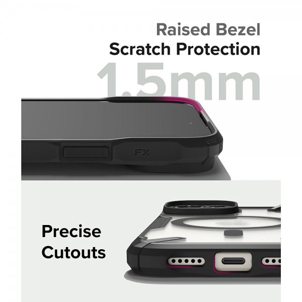 Ringke iPhone 15 Cover Fusion X Magnetic Mat Sort