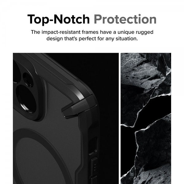 Ringke iPhone 15 Cover Fusion X Magnetic Mat Sort