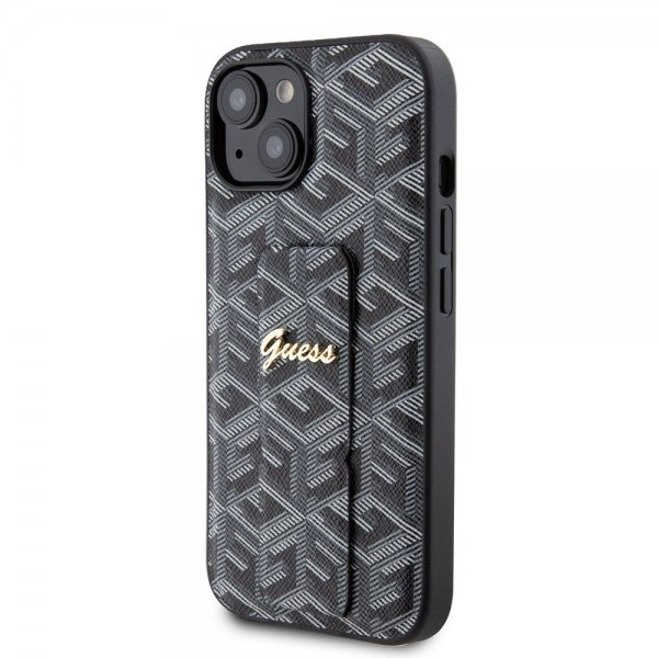 Guess iPhone 15 Cover G Cube Grip Stand Sort