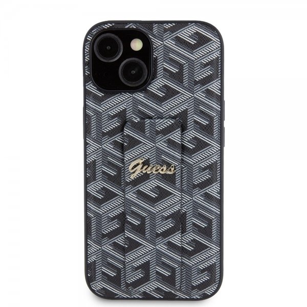 Guess iPhone 15 Cover G Cube Grip Stand Sort