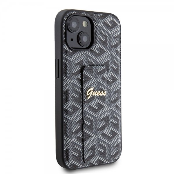 Guess iPhone 15 Cover G Cube Grip Stand Sort