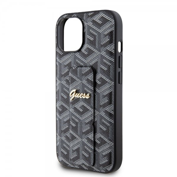 Guess iPhone 15 Cover G Cube Grip Stand Sort