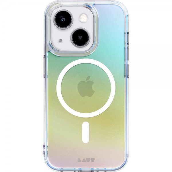 LAUT iPhone 15 Cover HOLO MagSafe Pearl