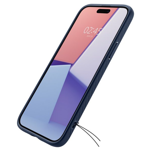 Spigen iPhone 15 Cover Liquid Air Navy Blue